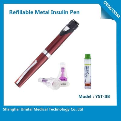 China Multi Dosis-nachfüllbarer Insulin-Stift für Diabetes-Einspritzungen 170mm*17.5mm zu verkaufen