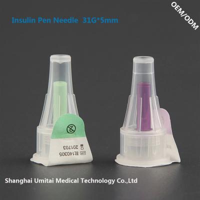 China 31Gx5mm intelligente Insulin-Stift-Nadeln für Lantus Solostar/Berlipen/OptiClik zu verkaufen