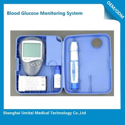 China Kleiner Blutzucker misst Diabetes-Blutzucker-Monitor mit Warnungs-Anzeige zu verkaufen