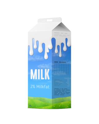 China Heathy Gable Top Carton Filling Drink Carton Box 1000ml for sale