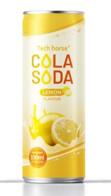 China OEM Cola Drink OEM soda Drink Lemon Flavour 330ml cola drink canning zu verkaufen