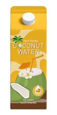 Cina Private Label Coconut Water Tetra Pak Drink Filling Free Sample 1000ml OEM in vendita