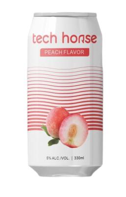 China OEM Beverage Cocktail Alcoholic Drink Canning Peach Falvour 330ml 5% ALC/VOL zu verkaufen