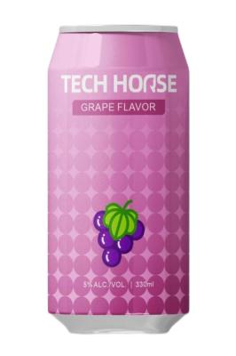 China OEM Beverage OEM Alcoholic Drink Grape Falvour 330ml 5% ALC/VOL Drink canning à venda