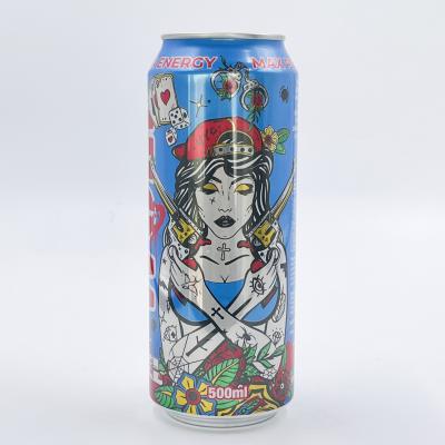 中国 500ml Energy Drink Canning Service For Max Power Vitamin Carbonated Energy Drink Cans With Private Label 販売のため