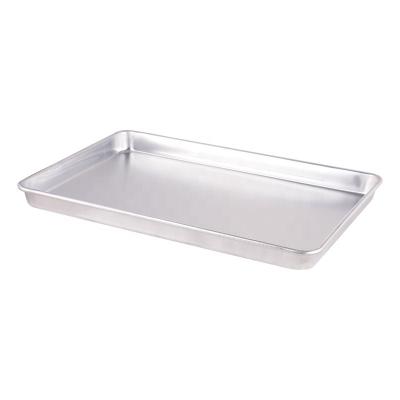 China Sustainable Hot Sale OEM Customized Anodized Aluminum Alloy Baking Tray Bakery Sheet Pan for sale