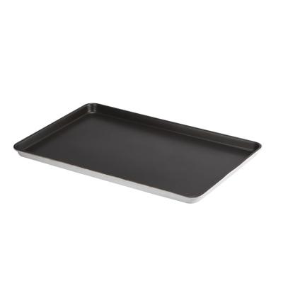 China Durable 0.5 0.6 0.7 Thickness Non-Stick Aluminum Alloy Corrugated Baking Tray Baking Sheet Pan for sale