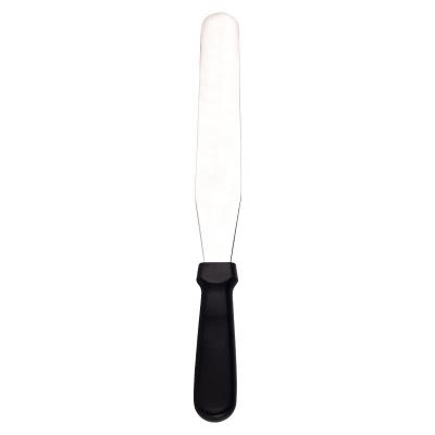 China Hot Selling Viable 8 10 12 Inch Stainless Steel Cake Icing Spatula Butter Spatula for sale