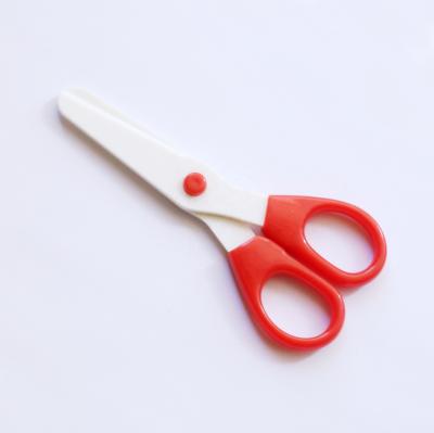 China 2021Wholesale Universal Durable Portable Travel Childrenschool Mini Plastic Scissors Stationery Cup SL0510 for sale