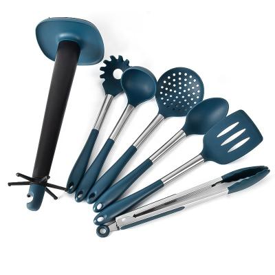 China High Quality Heat Resistant Nylon Viable Home and Kitchen Accessories Kitchen Utensils Cheap Cooking Spatula Set for sale