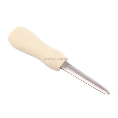 China Sustainable New Design Classic Safety Oyster Knife With PP Handle for sale