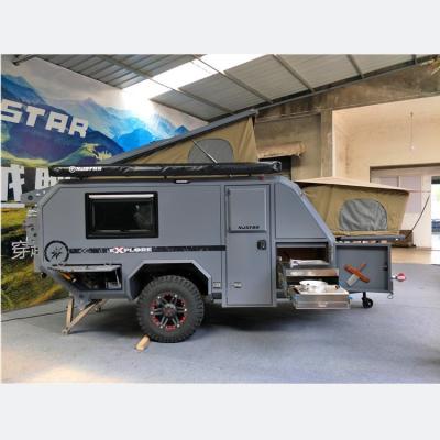 China 2000mm Off Road Camper Trailer 2700mm Customized RV Sunshade Awning Camper for sale