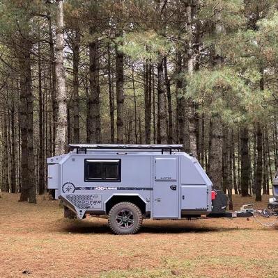 China Off Road-Wohnwagenanhänger des Kühlschrank-50L im Freien, Küchen-leichter Reise-Anhänger zu verkaufen