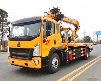 Cina Demolitore Tow Truck 220hp di HOWO, scorrevole piattaforma Crane Recovery Truck in vendita