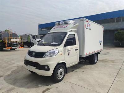 China 6 camión del congelador de Foton Mini Refrigerator Truck 110km/H de la rueda pequeño en Dubai en venta