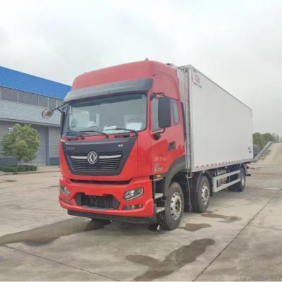 China Dongfeng 10 Wheels Refrigerator Truck 6x4 Freezer Truck Refrigerated Container Truck for sale