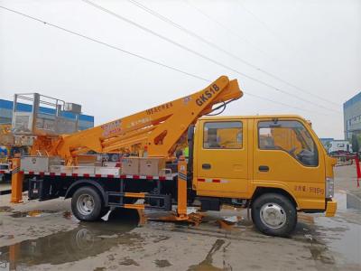 Cina i camion ad alta altitudine dell'operazione di 24m trasportano il camion su autocarro aereo aereo montato della piattaforma della piattaforma di lavoro 4X2 in vendita