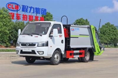 China 6cbm Compactor Garbage Truck 136HP  Waste Garbage Collection And Transportation for sale