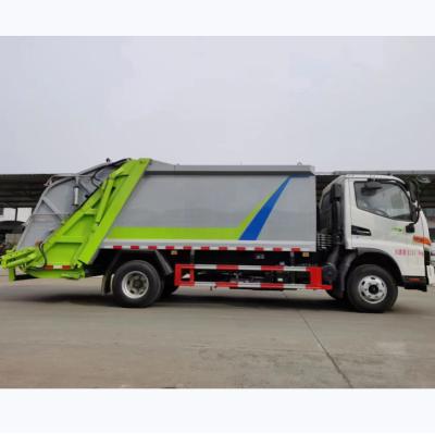 Chine Chine Marque Dongfeng petit compacteur camion poubelle avec 6,50-16 pneus et pièces de rechange à vendre