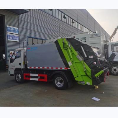 Chine Camion à ordures avec compacteur Foton Compacteur en acier au carbone Camion à ordures Vitesse maximale de conduite 90 Km/h à vendre