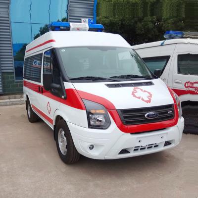 China Veículo de ambulância Carro Ford 4*2 Carro de ambulância Carro de ambulância de emergência Com uma velocidade máxima de 130 Km/H à venda