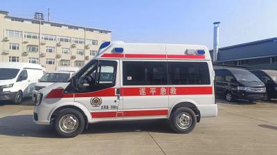 China China 4*2 motor diesel de emergencia de ambulancia coche GVW 3510 Kgs de ambulancia para vehículos en venta