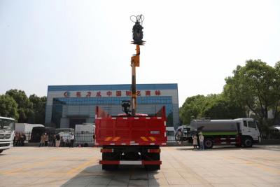 China 2023 3 ton Mini rechte telescopische kraan Truck gemonteerde kraan Maximale snelheid 90 Km/H Te koop