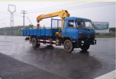 China 5 6 7 8 Tons Truck Mounted Crane With Max Speed 90 Km/H 4*2 Telescopic Boom Truck Mounted Crane for sale