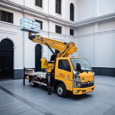 China EURO 5 Foton 4*2 Vehicle Mounted Work Platform 24 Meter Aerial Platform Truck Mounted en venta