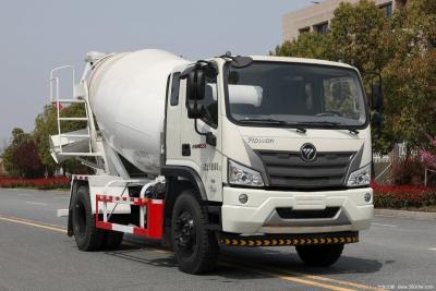 China Euro 3 Foton Kleine 3 Kubikmeter Betonmischer Lkw 83 Max-Geschwindigkeit ((Km/h) Lkw Mischer Lkw zu verkaufen