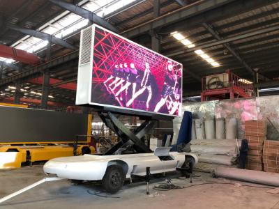 China Buiten waterdicht mobiele vrachtwagen trailer Van led scherm P5 Led Video wandpaneel voor reclame muziek festival display Te koop