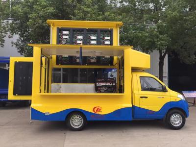 China Foton Mobile Led Truck Advertising EURO 6 Mini Outdoor Advertising Screen Mobile LED Display Truck for sale