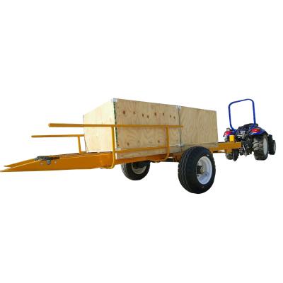 China Hot Selling High Quality Farm Trailer / Orchard Trash Can Loaders Lift Trailers For Truck Trailers for sale