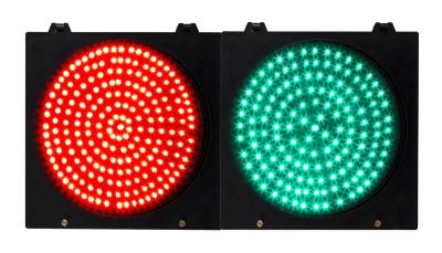 China Aluminum LED Traffic Signal Lights 300mm With Yellow Housing for sale