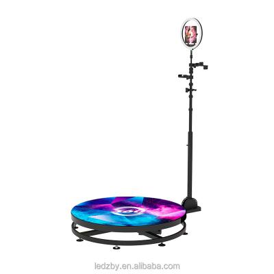 China Party 4-6 People Kiosk Custom Slow Motion Portable Degree 360 Photo Booth With Remote Ring Light for sale