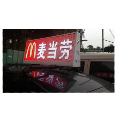 China Outdoor P5 Advertising Roof Sign Screen Panel For Pantallas Para Waterproof Outdoor Car Board Taxi Top Led Display for sale