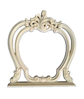 China European bedroom furniture parts wall deco mirror frame high quality plastic for sale