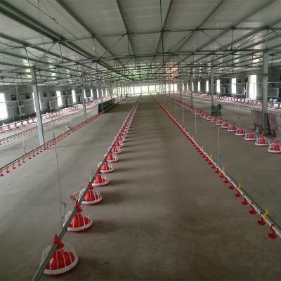 China Poultry Farm Chicken Feeding TBB Hot-selling Poultry Free Range Broiler Farm Equipment Chicken Feeder Animal Automatic Pan Feeding System For Broiler for sale