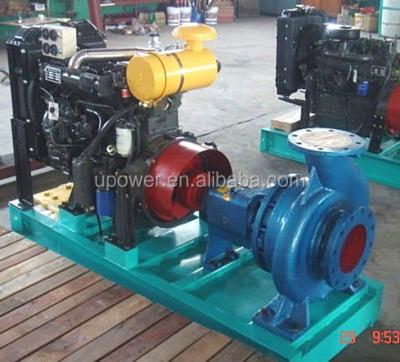 China Large output irrigation diesel 8 inch water pump set favorable price for sale