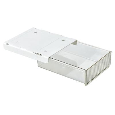 China Office Sundries Storage Box Hidden Storage Box Viable Drawer Punch Free Student Desk Stationery for sale