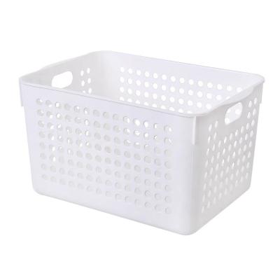 China Kindergarten Sundries Storage Basket Plastic Fruit Basket Viable Desktop Storage Basket Fruit Basket for sale