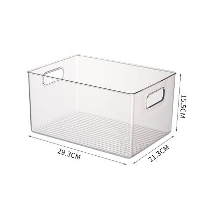 China Viable Kitchen Storage Box Snack Storage Bin Book Storage Bins Japanese Seasoning Bins Bathroom Desktop Rack for sale