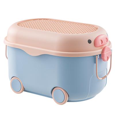 China Viable Children's Toy Storage Basket Baby Snack Storage Box Large Capacity Household Clothes Matching Box for sale