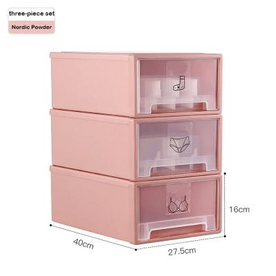 China CLASSIC Extra Large Drawer Storage Box Bedroom Wardrobe Jars Dustproof Underwear Organizer for sale