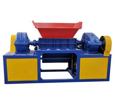 China Multifunctional machinery repair shops Multi-pattern tire block double-shaft shredder for sale