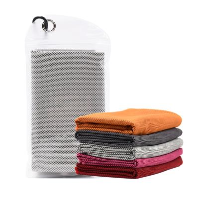 China Compressed Texture Custom Quick Dry Travel Towel Microfiber Nano Cloth Cooling Towel for sale