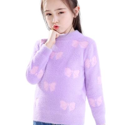 China Anti-wrinkle hangers christmas sweater purple color 10293 for kids clothes kids christmas apparel for sale