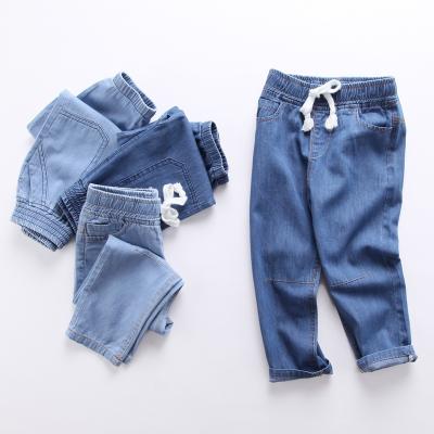 China 2020 Summer QUICK DRY Children's Mosquito Repellent Pants Boys Jeans Baby Pants Girls Slim Trousers for sale