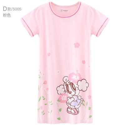 China Hot Sale QUICK DRY Comfy Girl's Printed Sleepwear Children's Clothing Children's Sleepwear Robe Dress Girl's Sleepwear for sale