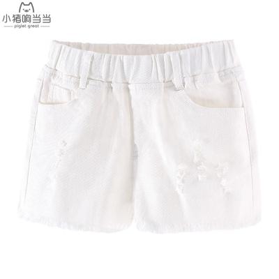 China Anti-wrinkle Manufacturer Direct Selling Elastic Baby Waist Lattice Shorts Summer Day Lightly for sale